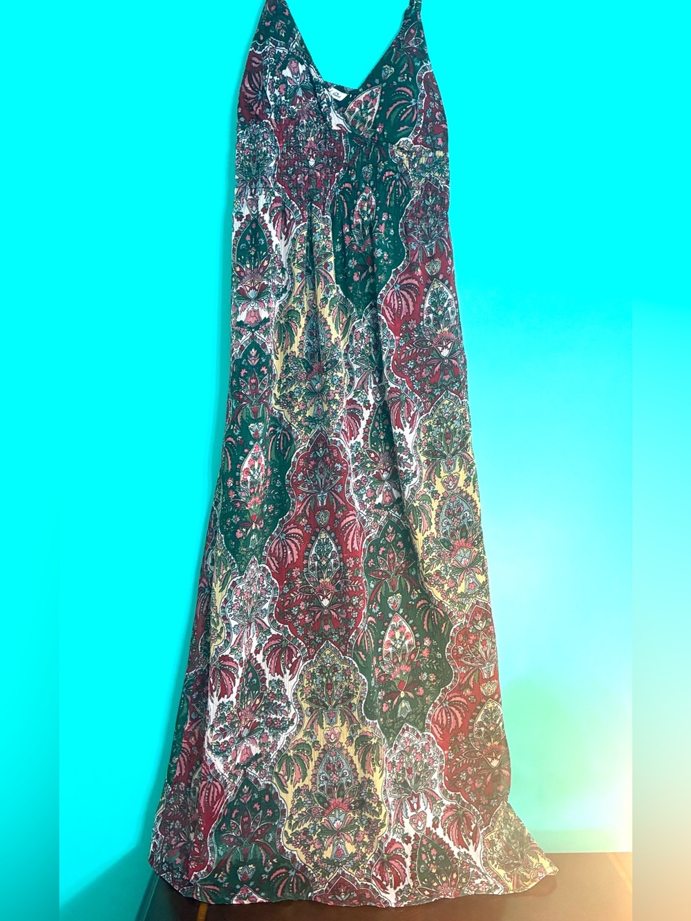 Derek Heart Boho Floral Maxi Dress - Picture 7 of 16